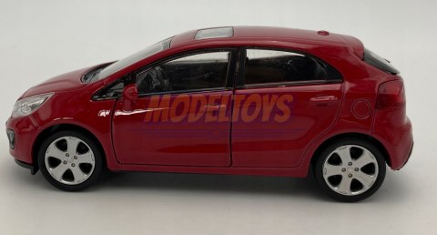 KIA Rio czerwona 1:34 Welly 43670RI-F KIA Rio czerwona 1:34 Welly 43670RI-F