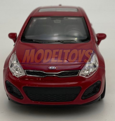 KIA Rio czerwona 1:34 Welly 43670RI-F KIA Rio czerwona 1:34 Welly 43670RI-F