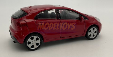 KIA Rio czerwona 1:34 Welly 43670RI-F KIA Rio czerwona 1:34 Welly 43670RI-F