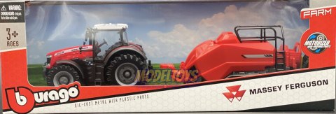 Traktor Massey Ferguson 8740S prasa BBURAGO Traktor Massey Ferguson 8740S prasa BBURAGO