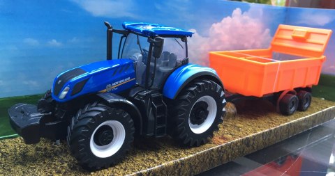 Traktor New Holland T7.315 z napędem BBURAGO metal Traktor New Holland T7.315 z napędem BBURAGO metal