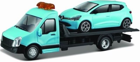 AUTOLAWETA laweta + RENAULT Clio Bburago 1:43 AUTOLAWETA laweta + RENAULT Clio Bburago 1:43