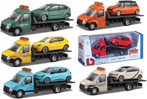 AUTOLAWETA laweta + RENAULT Clio Bburago 1:43 AUTOLAWETA laweta + RENAULT Clio Bburago 1:43