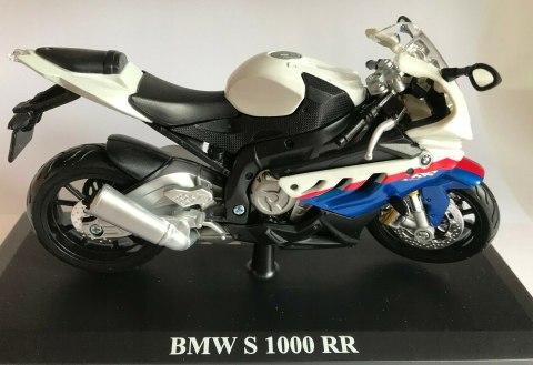 BMW S 1000 RR PODSTAWKA model 1:12 Maisto 32702 BMW S 1000 RR PODSTAWKA model 1:12 Maisto 32702