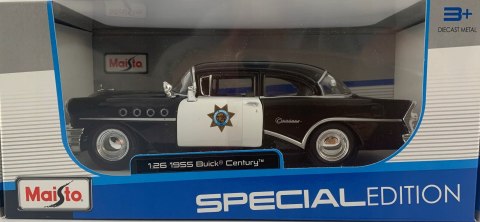 BUICK Century 1955 Policja 1:26 Maisto 31295 BUICK Century 1955 Policja 1:26 Maisto 31295