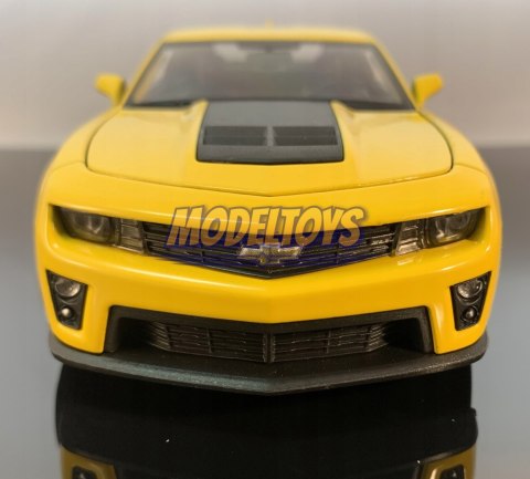 Chevrolet CAMARO ZL1 yellow 24042 model Welly 1:24