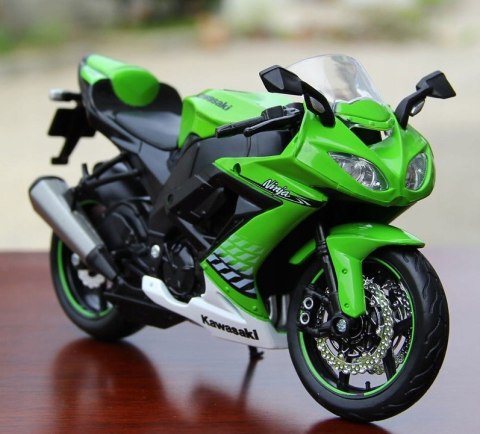 KAWASAKI ZX 10R Ninja PODSTAWKA 1:12 Maisto 32709 KAWASAKI ZX 10R Ninja PODSTAWKA 1:12 Maisto 32709