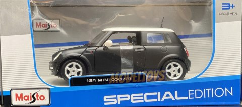 MINI Cooper black matte model Maisto 31219