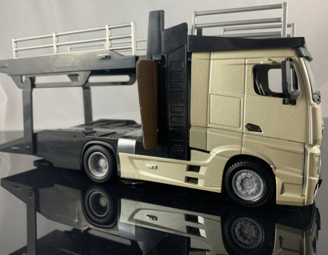 Mercedes ACTROS lora Volkswagen Polo Bburago 1:43 Mercedes ACTROS lora Volkswagen Polo Bburago 1:43
