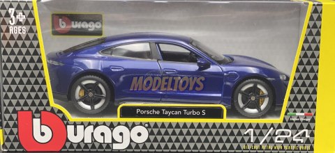Porsche TAYCAN Turbo S 1:24 model Bburago 21098 Porsche TAYCAN Turbo S 1:24 model Bburago 21098