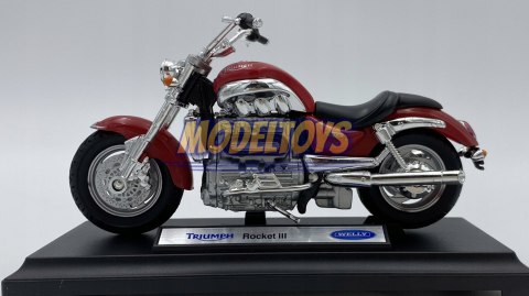 TRIUMPH Rocket III motocykl model 1:18 Welly TRIUMPH Rocket III motocykl model 1:18 Welly