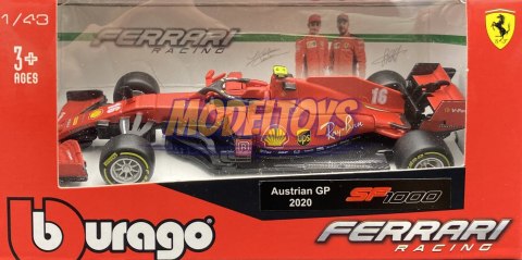 Bolid FERRARI SF1000 Austrian Leclerc BBurago 1:43 Bolid FERRARI SF1000 Austrian Leclerc BBurago 1:43