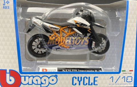 KTM 990 Supermoto R model motocykl 1:18 Bburago KTM 990 Supermoto R model motocykl 1:18 Bburago