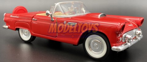 Ford THUNDERBIRD rok 1956 red 1:24 Motormax 73215 Ford THUNDERBIRD rok 1956 red 1:24 Motormax 73215