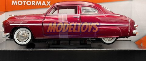 Mercury Coupe 1949 bordo model 1:24 Motormax 73225 Mercury Coupe 1949 bordo model 1:24 Motormax 73225
