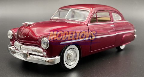 Mercury Coupe 1949 bordo model 1:24 Motormax 73225 Mercury Coupe 1949 bordo model 1:24 Motormax 73225