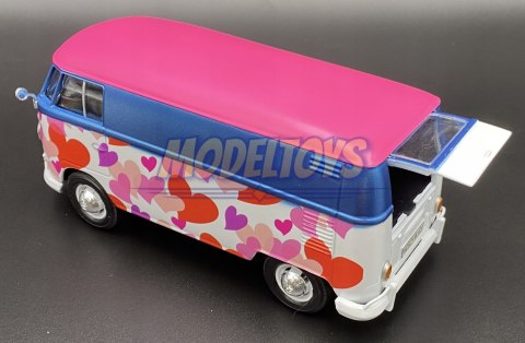 VW Type 2 T1 Delivery Van Love 1:24 Motormax 79581