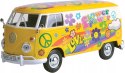 VW Type 2 T1 Flower Power 1:24 Motormax 79575