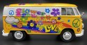 VW Type 2 T1 Flower Power 1:24 Motormax 79575