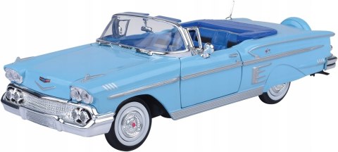 Chevrolet Impala 1958 blue 1:24 Motormax 73267 Chevrolet Impala 1958 blue 1:24 Motormax 73267