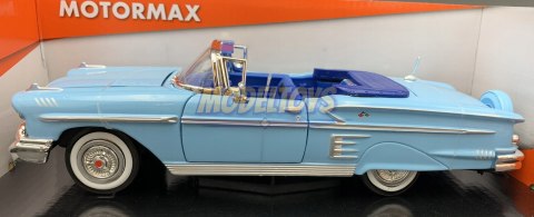 Chevrolet Impala 1958 blue 1:24 Motormax 73267 Chevrolet Impala 1958 blue 1:24 Motormax 73267