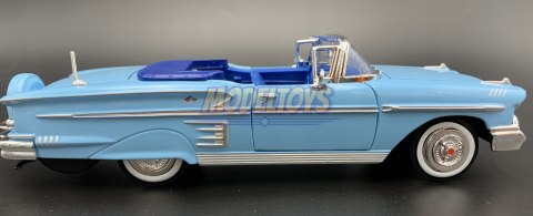 Chevrolet Impala 1958 blue 1:24 Motormax 73267 Chevrolet Impala 1958 blue 1:24 Motormax 73267