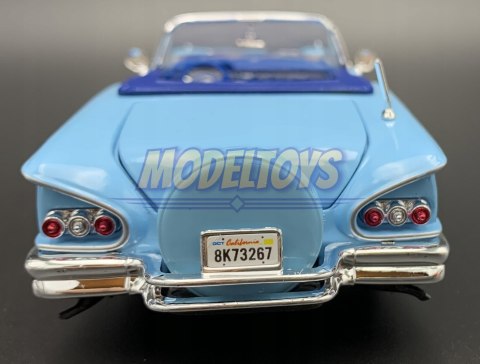 Chevrolet Impala 1958 blue 1:24 Motormax 73267 Chevrolet Impala 1958 blue 1:24 Motormax 73267