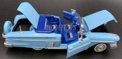 Chevrolet Impala 1958 blue 1:24 Motormax 73267 Chevrolet Impala 1958 blue 1:24 Motormax 73267