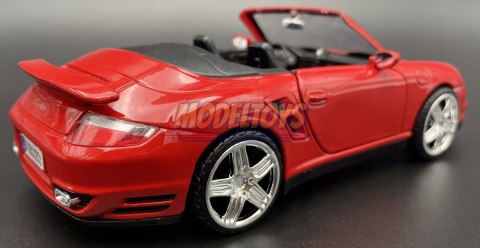 Porsche 911 Turbo Cabriolet 1:24 Motormax 73348 Porsche 911 Turbo Cabriolet 1:24 Motormax 73348