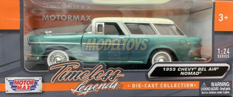 Chevrolet Bel Air Nomad 1955 1:24 Motormax 73248 Chevrolet Bel Air Nomad 1955 1:24 Motormax 73248