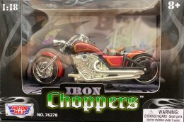 Chopper Iron CUSTOM red 1:18 Motormax