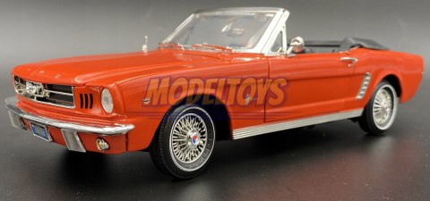 Ford Mustang 1/2 1964 red 1:18 model Motormax 73145 Ford Mustang 1/2 1964 red 1:18 model Motormax 73145