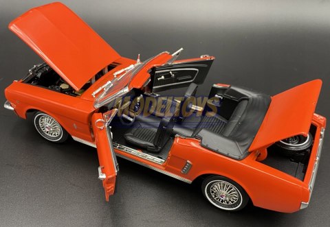 Ford Mustang 1/2 1964 red 1:18 model Motormax 73145 Ford Mustang 1/2 1964 red 1:18 model Motormax 73145