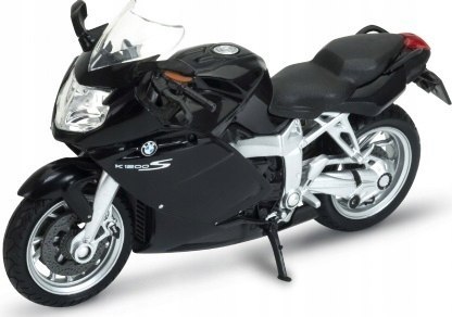 BMW K1200 S motocykl model 1:18 Welly metalowy BMW K1200 S motocykl model 1:18 Welly metalowy