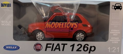 FIAT 126p 126.el maluch model metal Welly 1:21 FIAT 126p 126.el maluch model metal Welly 1:21