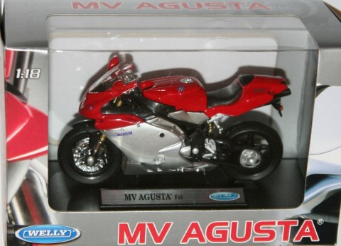 MV AGUSTA F4 S motocykl 1:18 Welly metalowy MV AGUSTA F4 S motocykl 1:18 Welly metalowy
