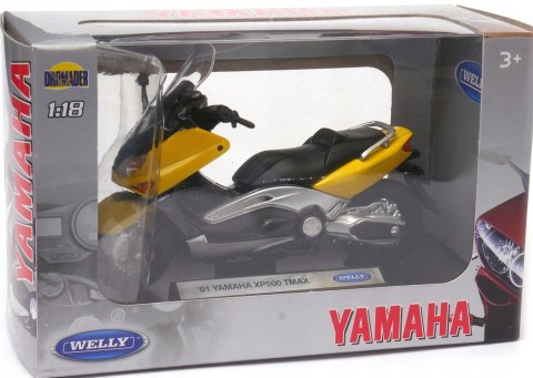 YAMAHA XP 500 TMax '01 skuter motocykl 1:18 Welly YAMAHA XP 500 TMax '01 skuter motocykl 1:18 Welly