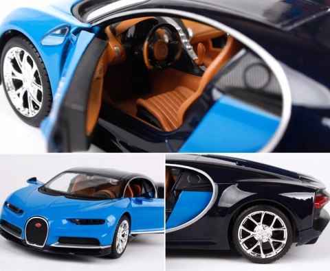 BUGATTI Chiron blue 1:24 model Maisto 31514