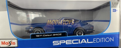 DATSUN 240Z 1971 blue 1:18 model Maisto 31170