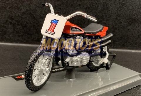 HARLEY DAVIDSON XR750 1972 Racing Bike 1:18 Maisto