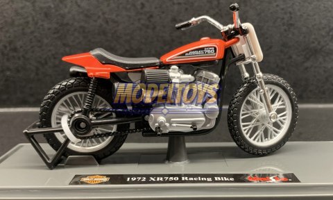 HARLEY DAVIDSON XR750 1972 Racing Bike 1:18 Maisto
