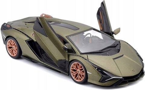 Lamborghini SIAN matte green 1:24 Bburago 21099 Lamborghini SIAN matte green 1:24 Bburago 21099