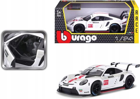 PORSCHE 911 RSR GT Race Car 1:24 BBurago 28013 PORSCHE 911 RSR GT Race Car 1:24 BBurago 28013