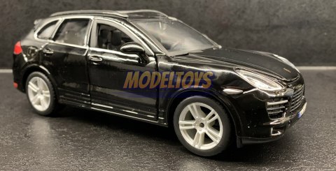 Porsche Cayenne Turbo black 1:24 Bburago 21056 Porsche Cayenne Turbo black 1:24 Bburago 21056