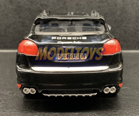 Porsche Cayenne Turbo black 1:24 Bburago 21056 Porsche Cayenne Turbo black 1:24 Bburago 21056