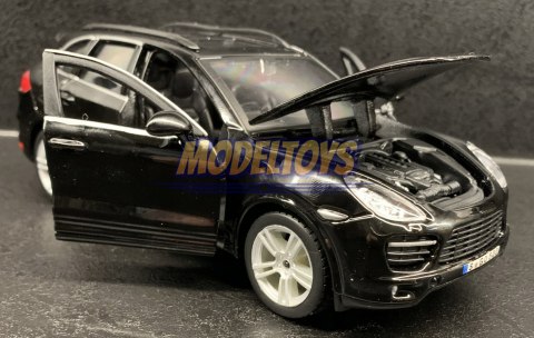 Porsche Cayenne Turbo black 1:24 Bburago 21056 Porsche Cayenne Turbo black 1:24 Bburago 21056