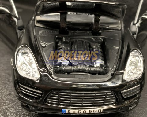 Porsche Cayenne Turbo black 1:24 Bburago 21056 Porsche Cayenne Turbo black 1:24 Bburago 21056
