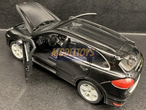 Porsche Cayenne Turbo black 1:24 Bburago 21056 Porsche Cayenne Turbo black 1:24 Bburago 21056