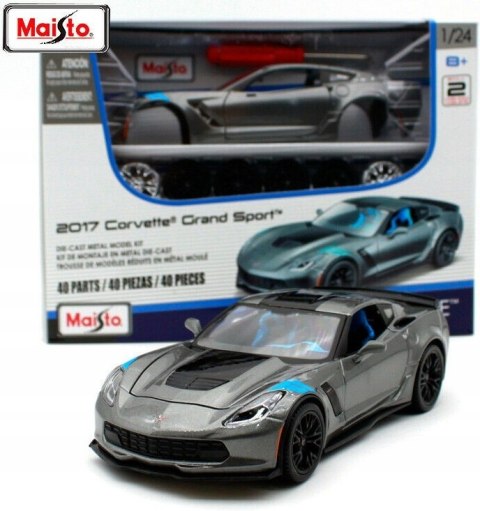 Chevrolet CORVETTE 2017 1:24 do składania Maisto Chevrolet CORVETTE 2017 1:24 do składania Maisto