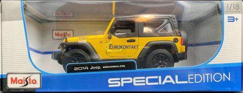 JEEP Wrangler 2014 1:18 model metal Maisto 31676 JEEP Wrangler 2014 1:18 model metal Maisto 31676
